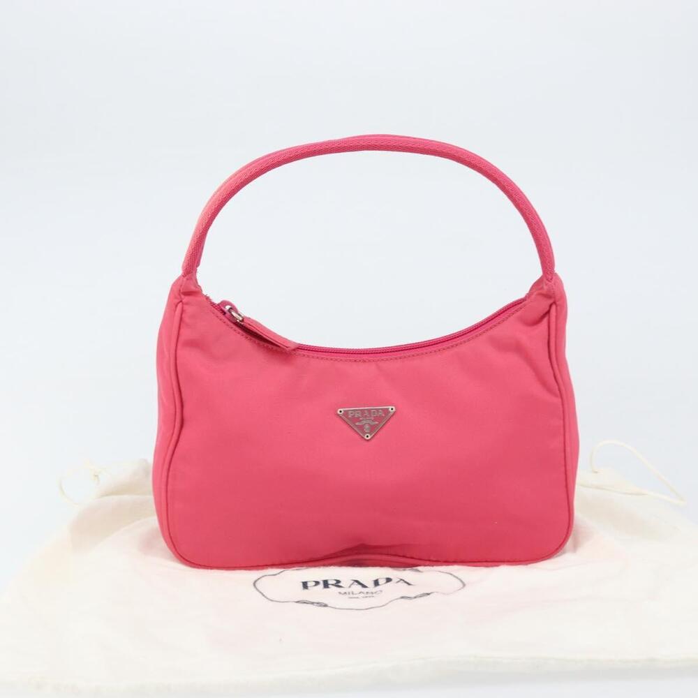 PRADA Hand Pouch Nylon Pink Auth 157315V - Picture 12 of 16